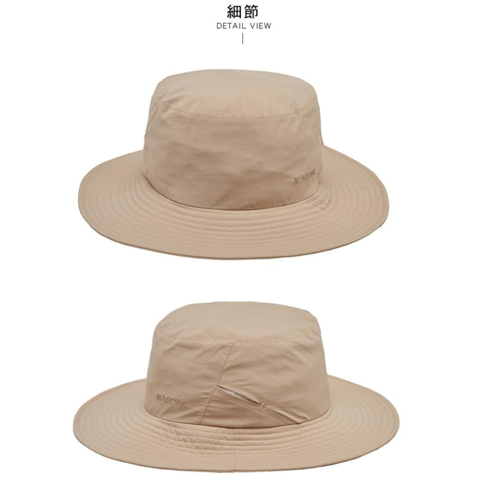 【BLACKYAK】SAHARA護頸遮陽圓盤帽(3色)-透氣 吸濕快乾 遮陽帽|DB1NAF07|2BYHTS4920-細節圖6