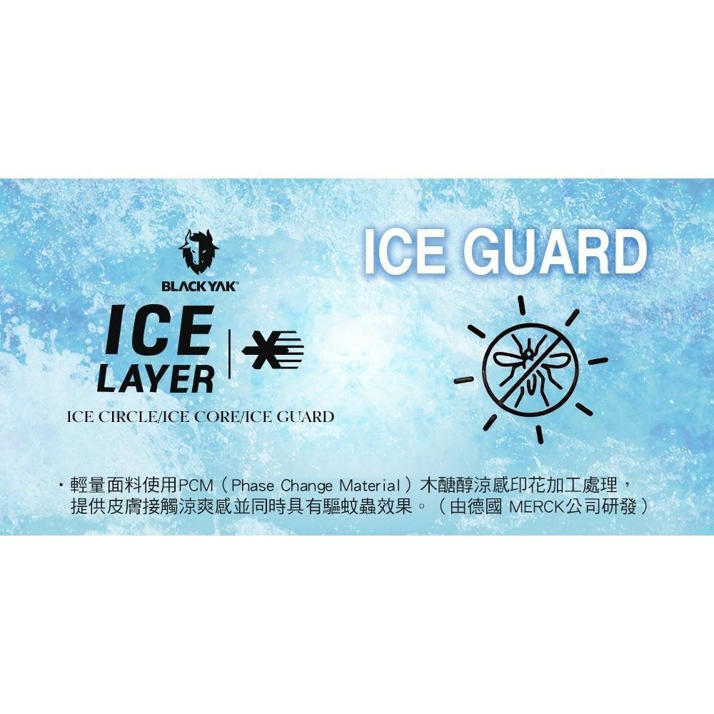 【BLACKYAK】男 ICE GUARD長袖上衣(2色)-涼感 防蚊 底層衣|DB1MC702|1BYTSM4024-細節圖3