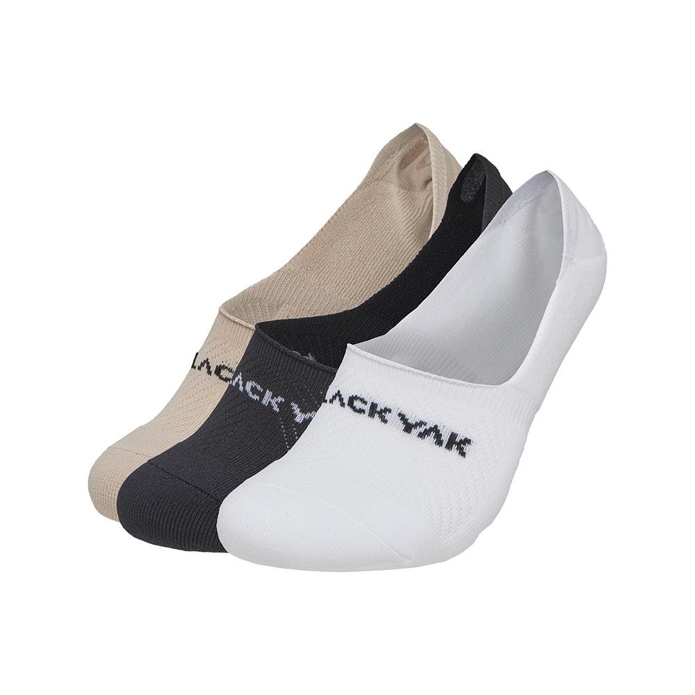 【BLACKYAK】AQUA X船型襪三件組(白/棕/黑)-四季 休閒襪 船型襪|DB1NAB05|2BYSCX4911-細節圖2