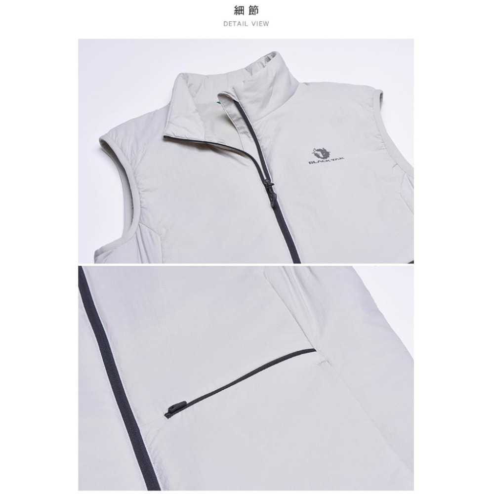 【BLACKYAK】男 MID LAYER鋪棉背心(2色)-保暖背心/環保面料|DB1MV201|1BYVSS4001-細節圖6