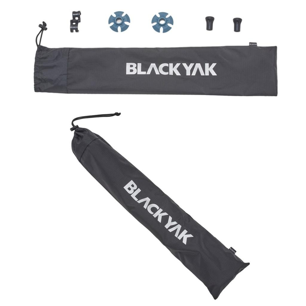 【BLACKYAK】輕量杜拉鋁4節登山杖組_附袋(黑色)-輕量杜拉鋁 EVA握把|DB1NGE02|2BYSTX4903-細節圖8