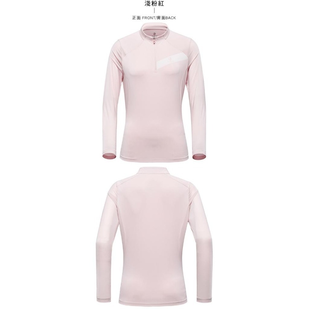 【BLACKYAK】女 ICE GUARD長袖半開襟(3色)-輕量 涼感 防蚊蟲|DB1WC902|1BYTSM4519-細節圖4