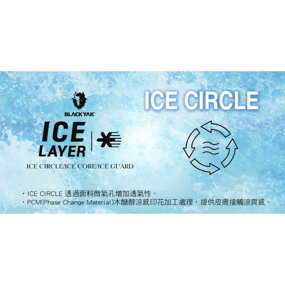 【BLACKYAK】男 ICE CIRCLE短袖POLO衫(3色)-涼感 銀離子|DB1MC103|1BYTSM4034-細節圖3