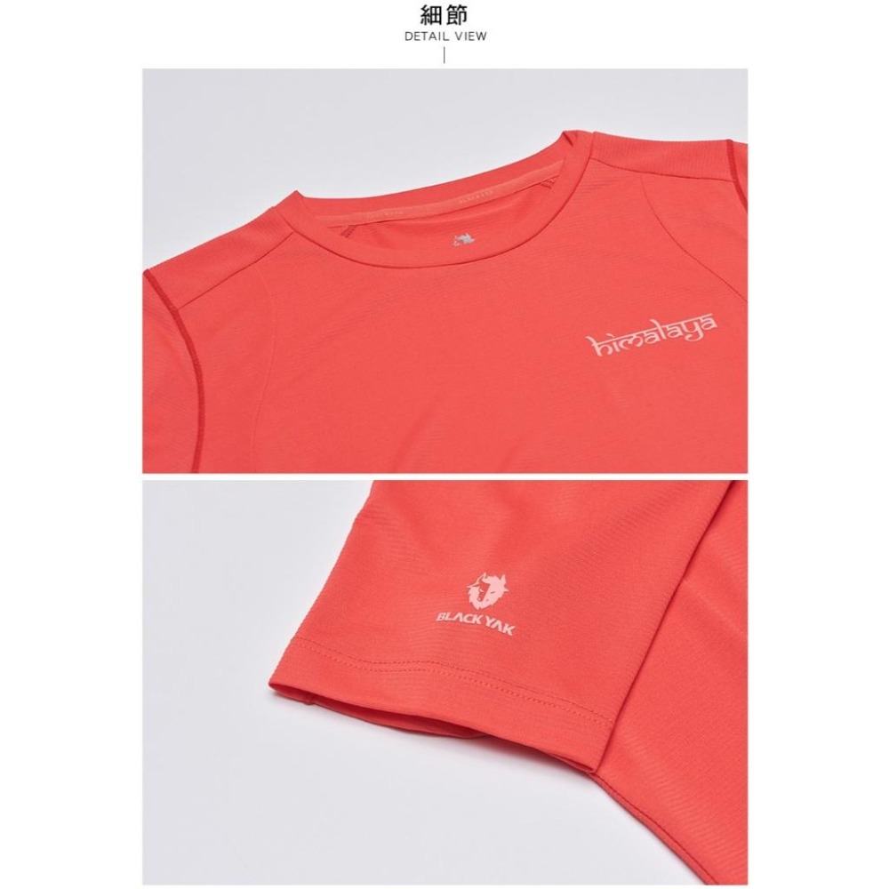 【BLACKYAK】女 TSERKO短袖上衣(2色)-吸濕快乾 銀離子抗菌 T恤|DB1WC505|1BYTSM4523-細節圖9