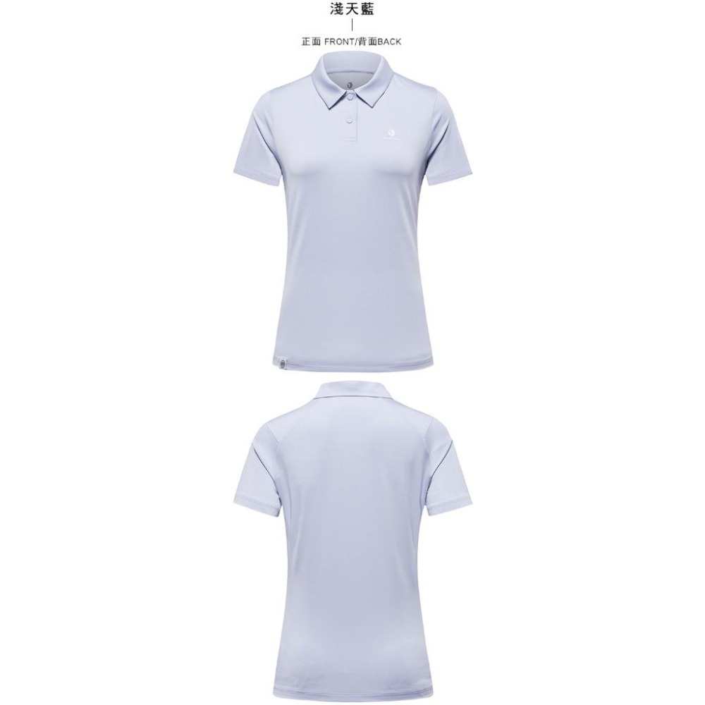 【BLACKYAK】女 ICE短袖POLO衫(3色)-ICE 持續涼感 短袖上衣|DB1WC101|1BYTSM4512-細節圖5