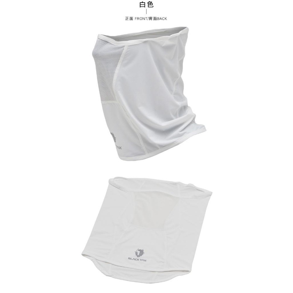 【BLACKYAK】AQUA多功能涼感脖圍(黑色)-透氣 防曬 耳掛式 涼感脖圍|DB1NAP01|2BYXXX4903-細節圖4