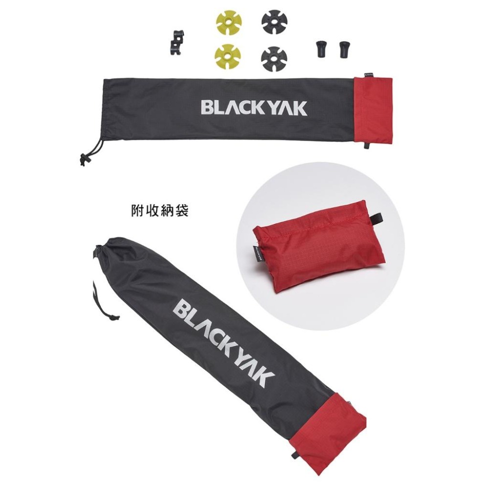 【BLACKYAK】超輕量碳纖維4節登山杖組_附袋(檸黃)-輕量 碳纖維 登山杖|DB1NGE03|2BYSTX4904-細節圖5