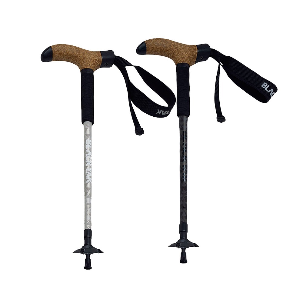【BLACKYAK】輕量T把登山杖(深灰/深灰)-登山杖 T把 行走杖 | BYDB2NGE019|2BYSTX4910-細節圖2
