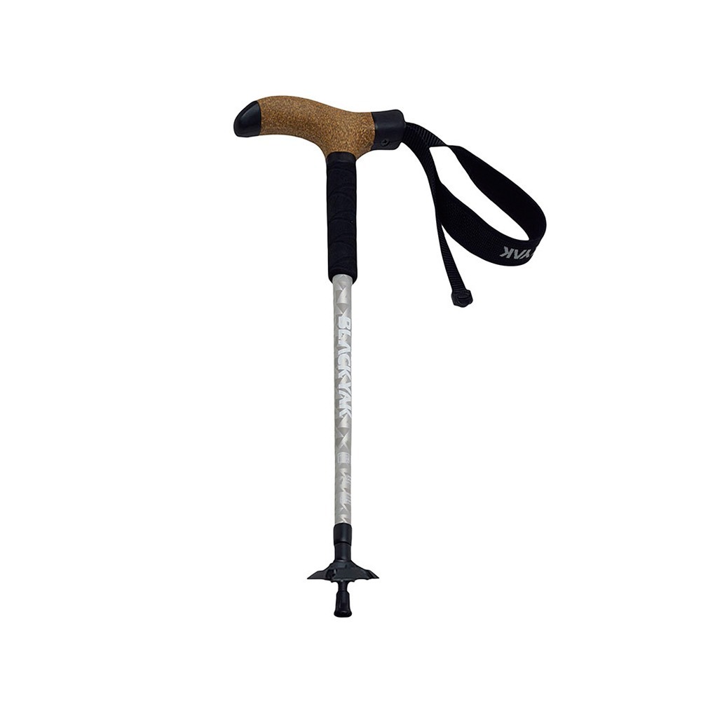 【BLACKYAK】輕量T把登山杖(深灰/深灰)-登山杖 T把 行走杖 | BYDB2NGE019|2BYSTX4910-規格圖2
