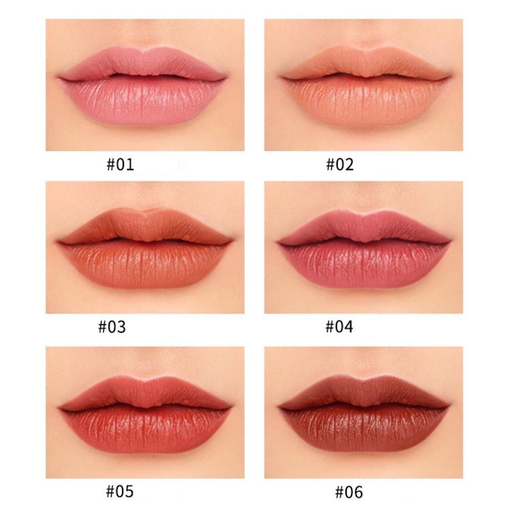 現貨 正版公司貨中文標已登錄 Hengfang Matte Lipstick Set 霧面唇膏6入 唇膏 口紅-細節圖7