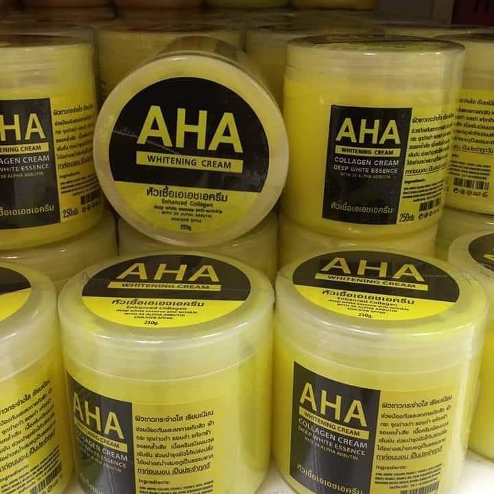 現貨 正版公司貨中文標已登錄 AHA Collagen Whitening Cream 果酸膠原蛋白乳霜 250g-細節圖3