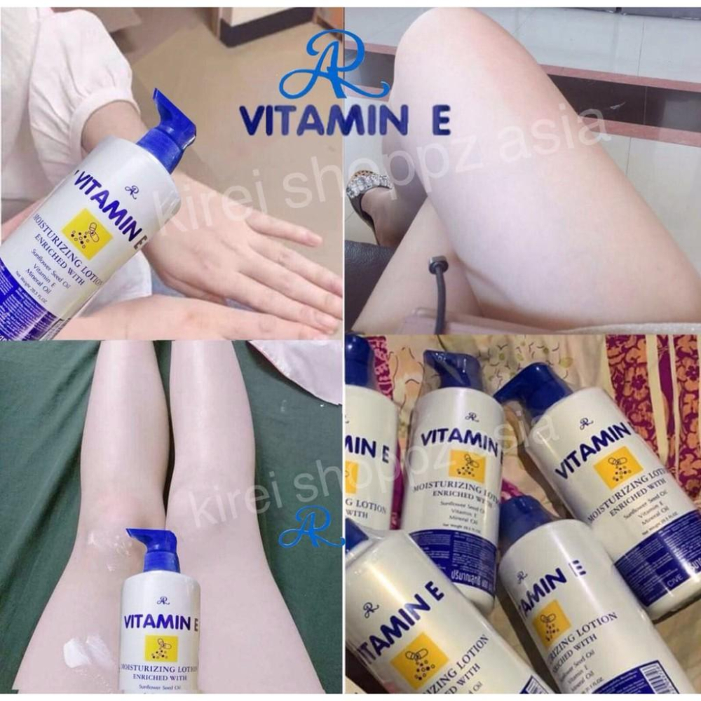 現貨 正版公司貨中文標已登錄 AR Vitamin E Cream 維他命E保濕潤膚乳液 潤膚霜 200ml/600ml-細節圖6