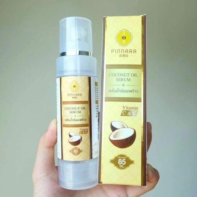 現貨！買十送一正版公司貨 Pinnara 賓那拉 多效維他命C+E Coconut 椰子油精華 85ml 椰子護髮-細節圖6