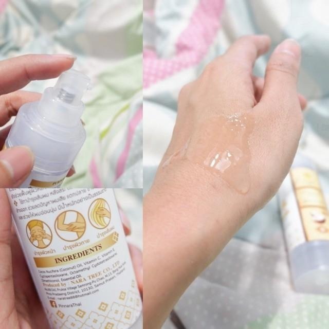 現貨！買十送一正版公司貨 Pinnara 賓那拉 多效維他命C+E Coconut 椰子油精華 85ml 椰子護髮-細節圖7