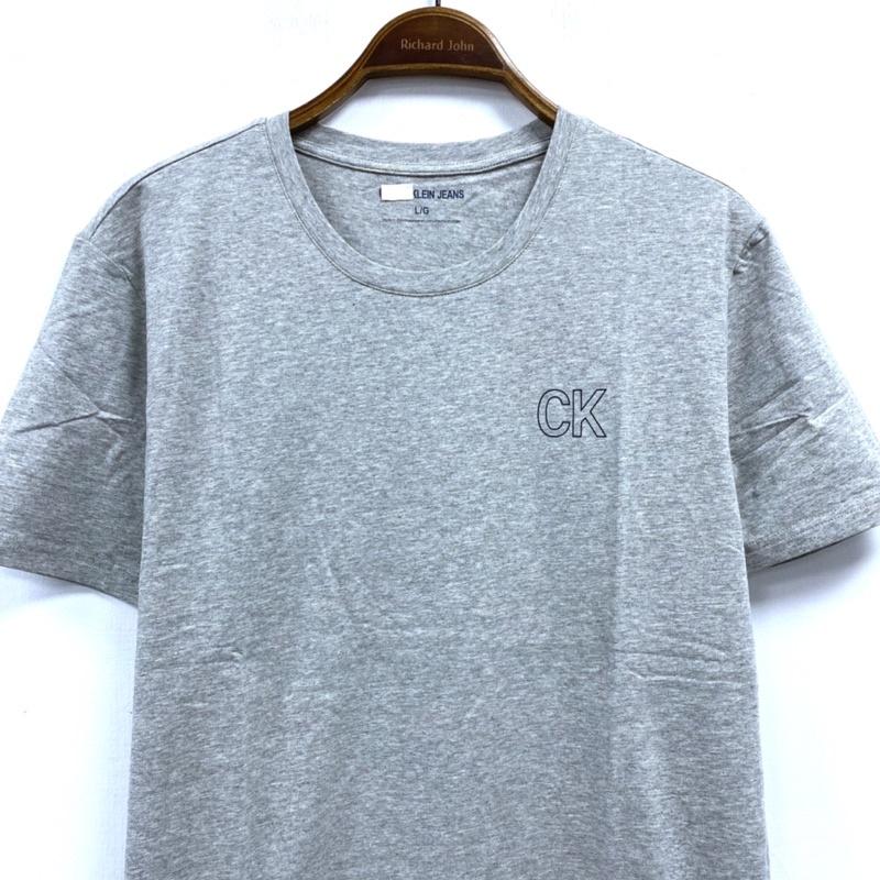 男-CK圓領印花棉T恤-細節圖8