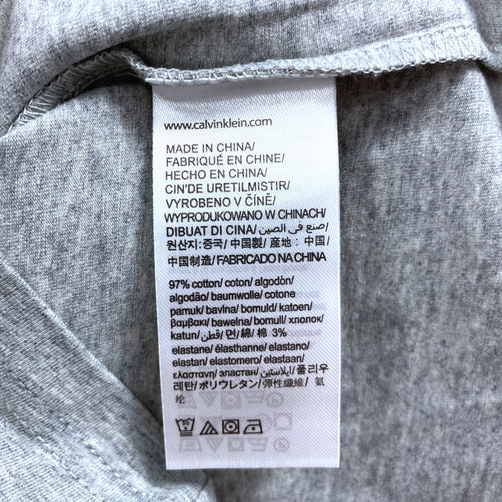 男-CK繡字圓領T-細節圖6