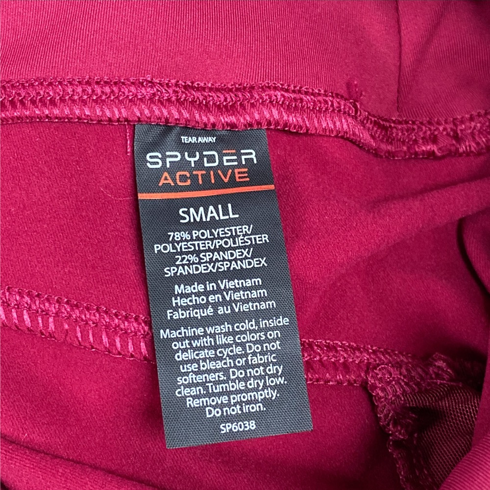 女-SPY 彈力薄刷毛運動褲-細節圖8