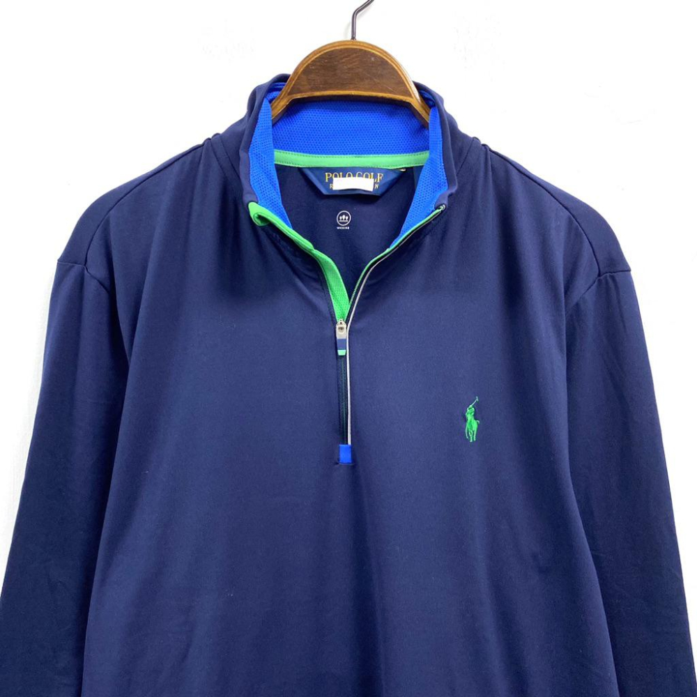 男-golf 半開薄長袖-細節圖2