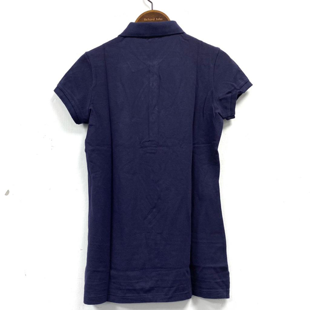 女-網眼彈力修身半開 POLO衫-細節圖7