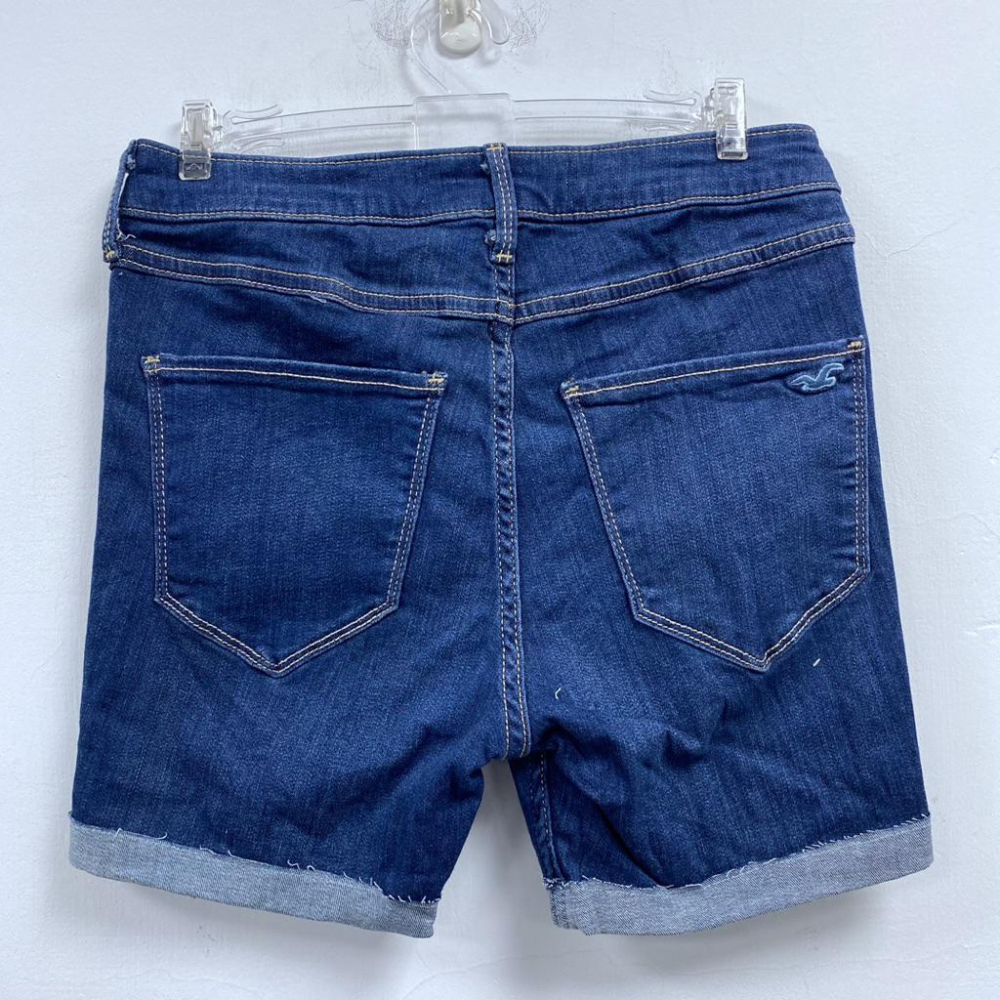 女-石洗彈力牛仔短褲-細節圖6