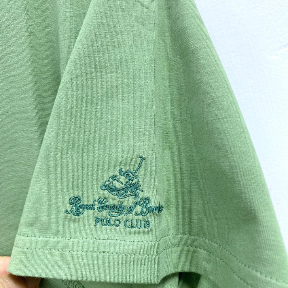 女-韓國彈力圓領棉T恤-細節圖5