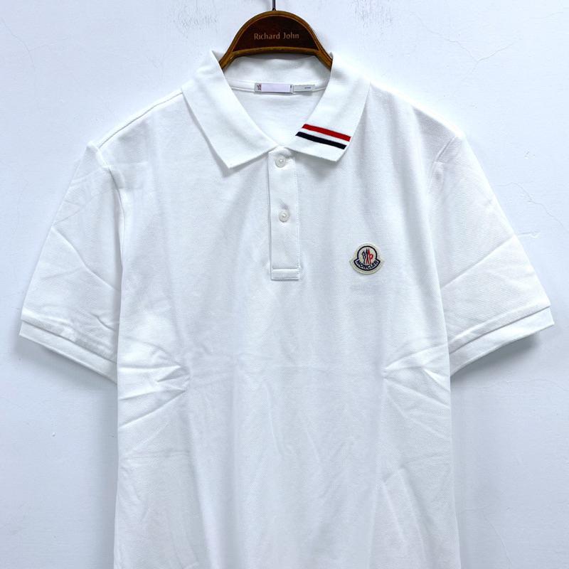 男-MO織帶領網眼POLO衫-細節圖2