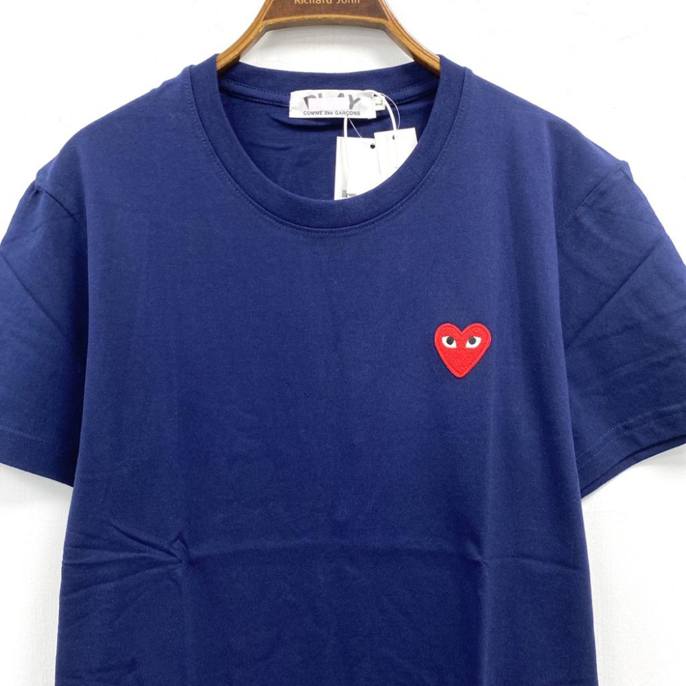 女-紅色愛心棉質T恤-細節圖5