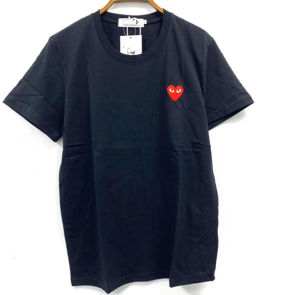 女-紅色愛心棉質T恤-細節圖6