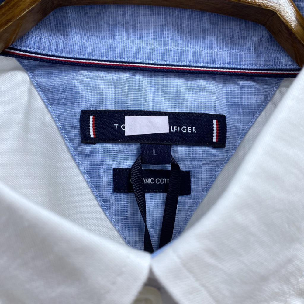 男-TOMMY 牛津紡襯衫-細節圖3