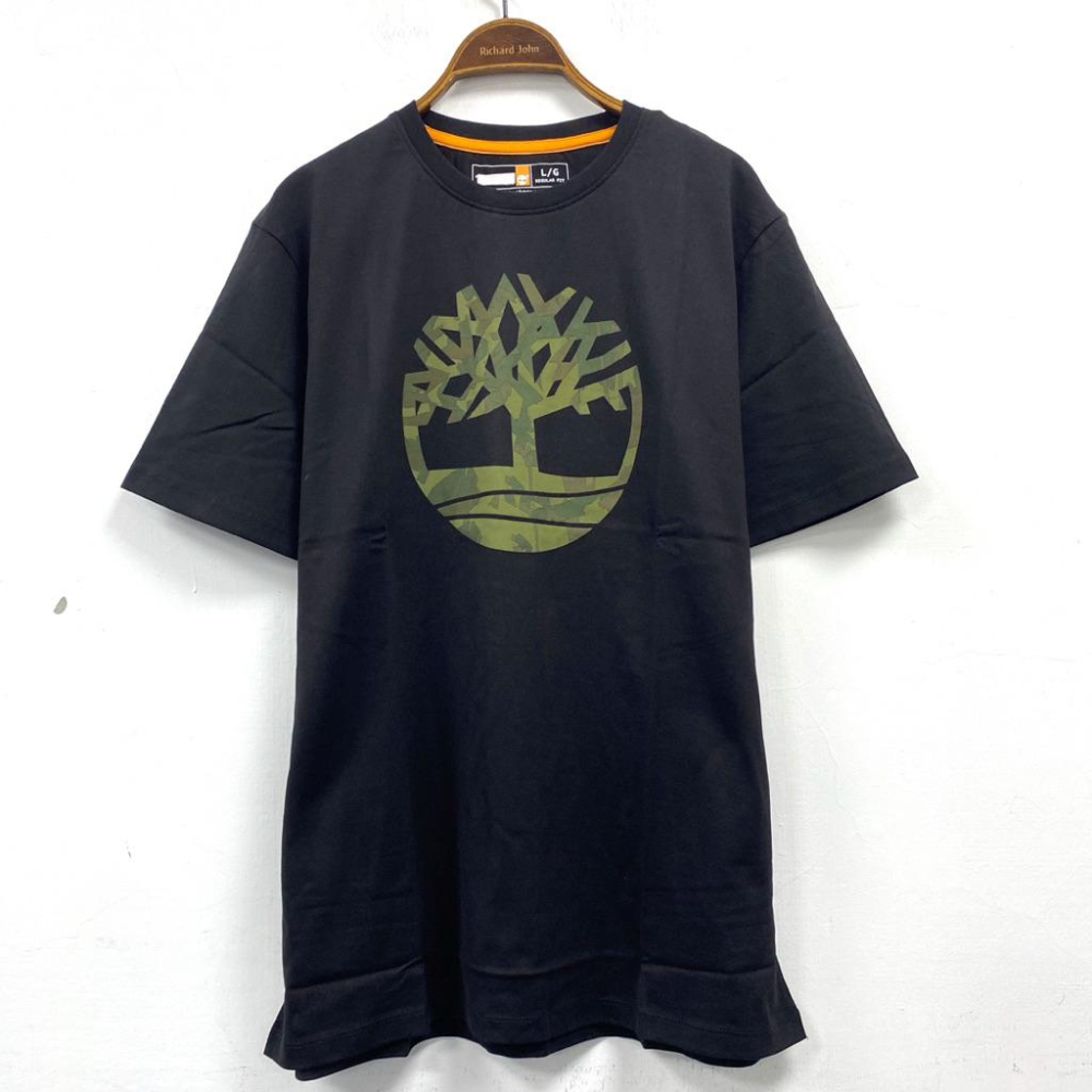 男-TIM印花迷彩大樹圓領棉T-細節圖7