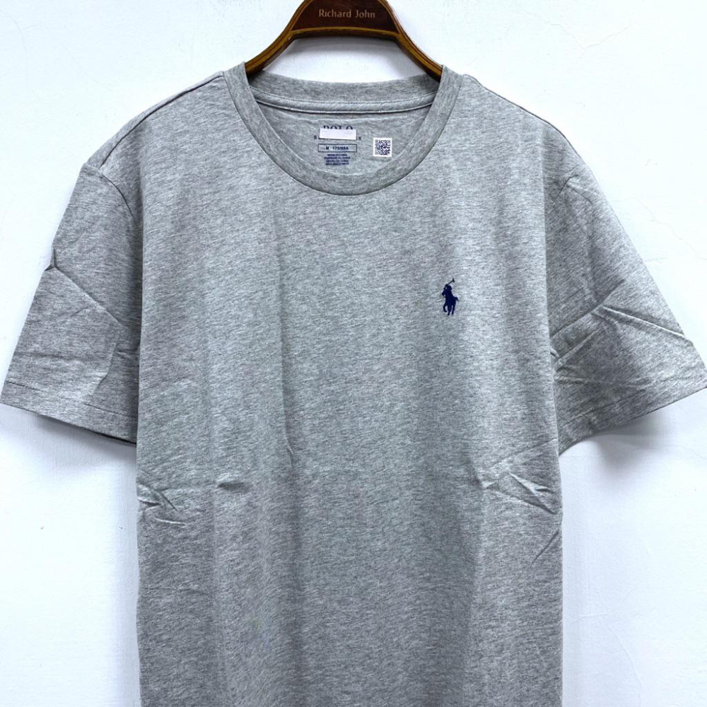 男-素色絲光棉圓領棉T-細節圖7