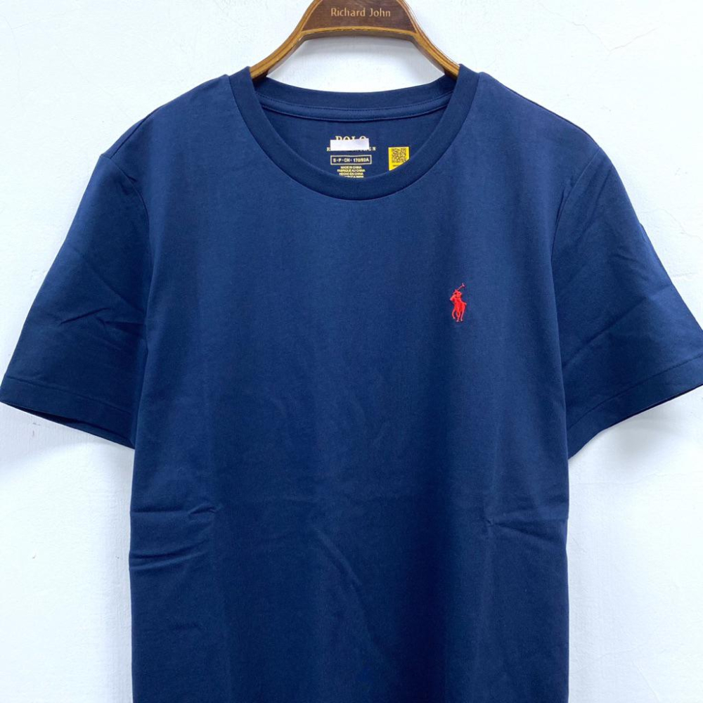 男-素色絲光棉圓領棉T-細節圖9