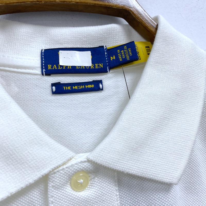 女-水彩網眼半開POLO衫-細節圖3