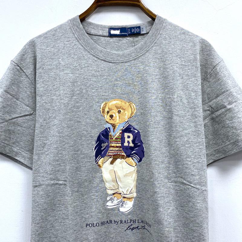 女-可愛熊 繡圓領 T恤-細節圖6