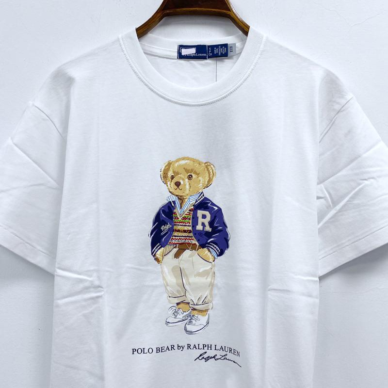 女-可愛熊 繡圓領 T恤-細節圖9