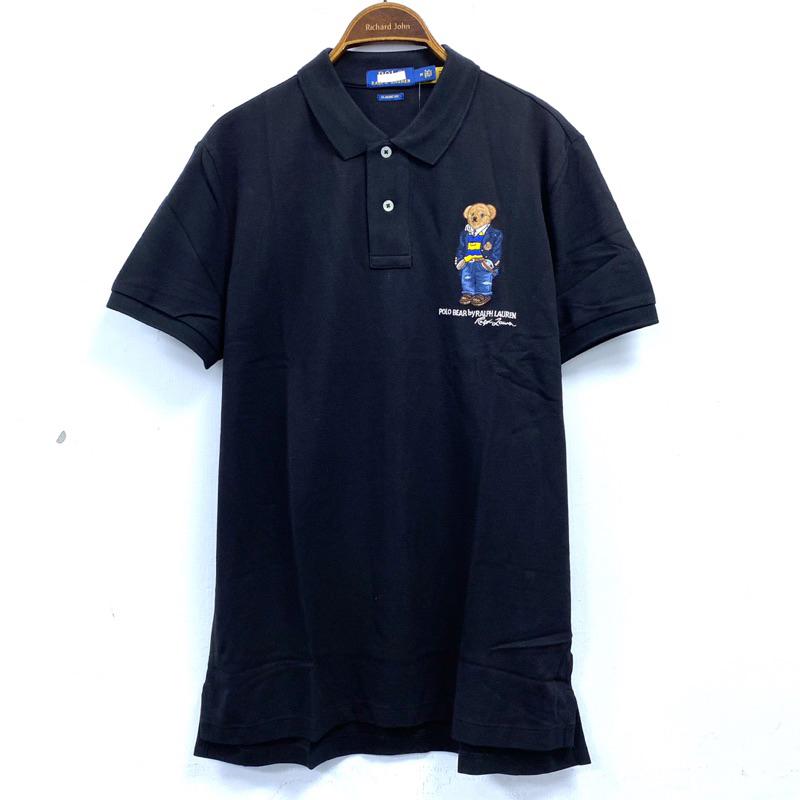 男-大隻可愛熊繡花半開衫-細節圖7