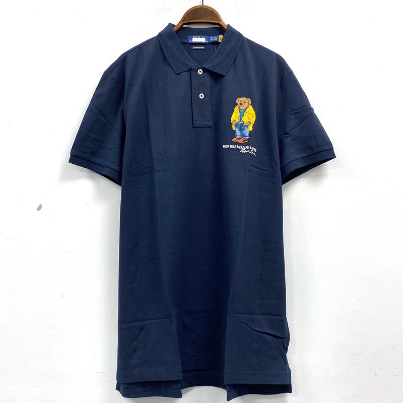 男-大隻可愛熊繡花半開衫-細節圖9