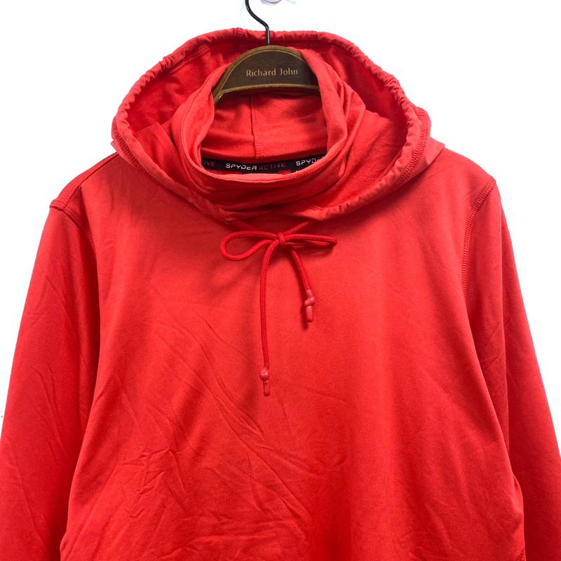 女-SPYDER 薄刷彈力機能連帽T恤-細節圖3