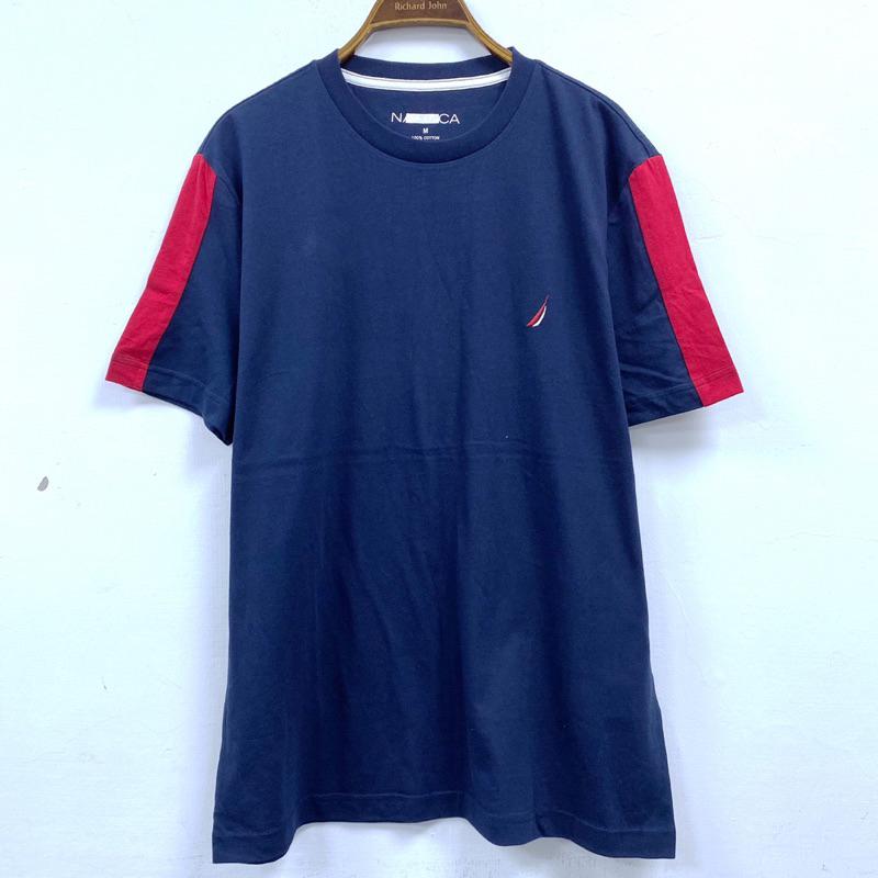 男-NA圓領繡花棉T恤-細節圖2