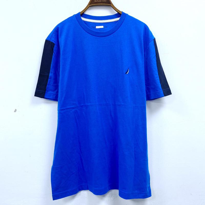 男-NA圓領繡花棉T恤-細節圖5