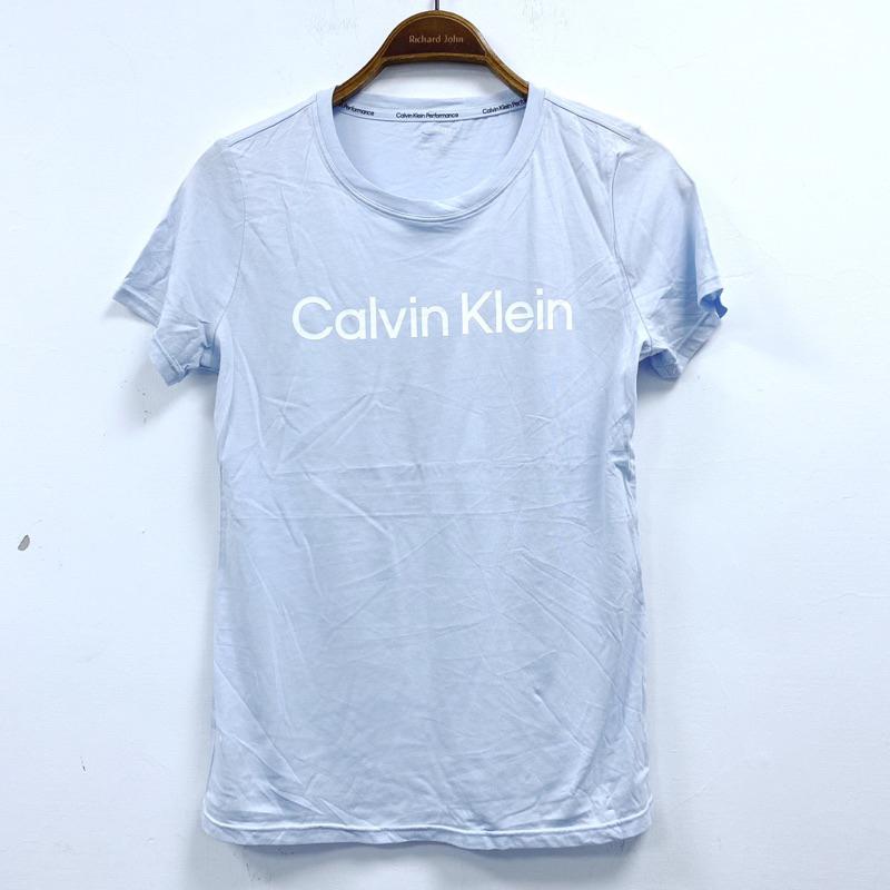 女-CK印花圓領棉質T恤(無成份標)-細節圖4