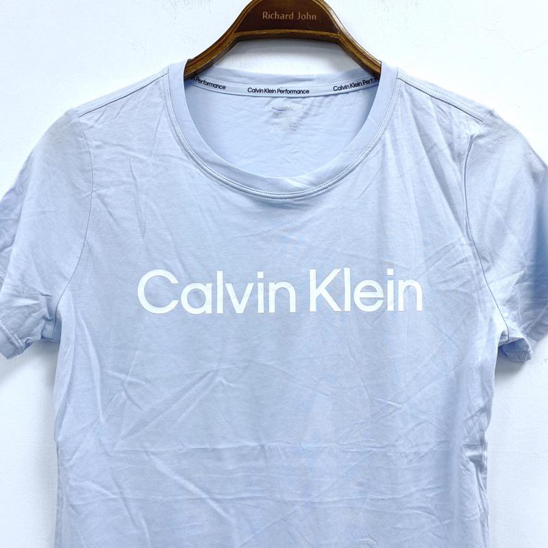 女-CK印花圓領棉質T恤(無成份標)-細節圖6