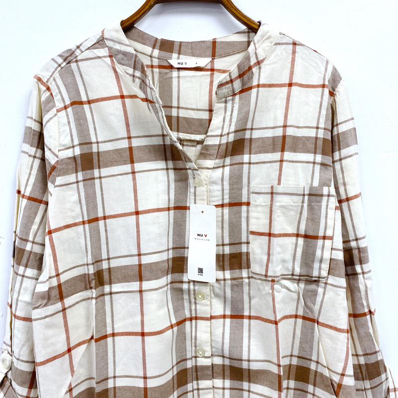 ↘️【特價出清】 女-格子長襯衫-細節圖3