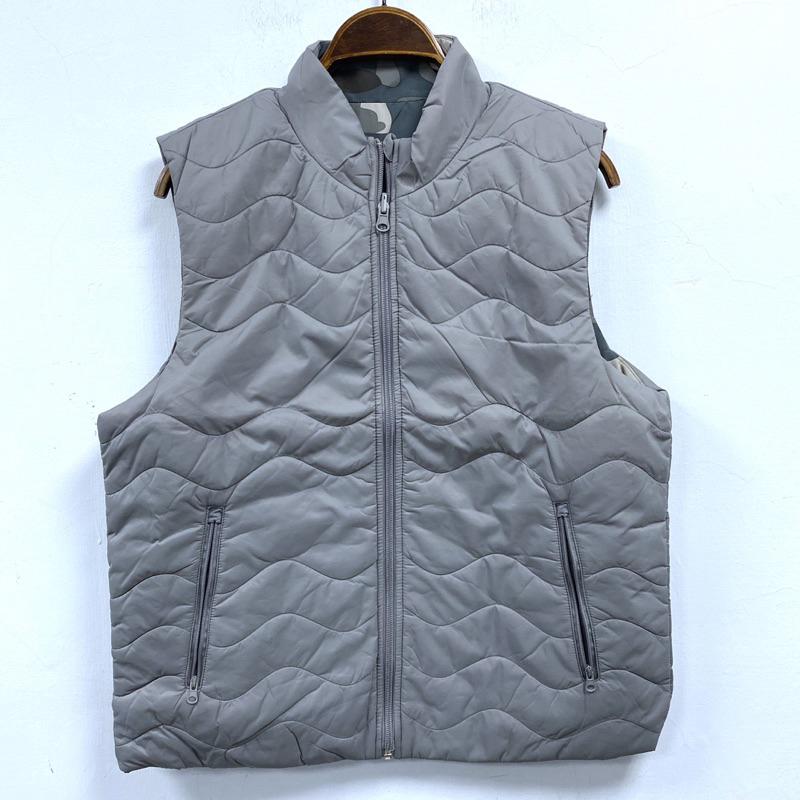 女-雙面穿印花舖棉背心-細節圖5