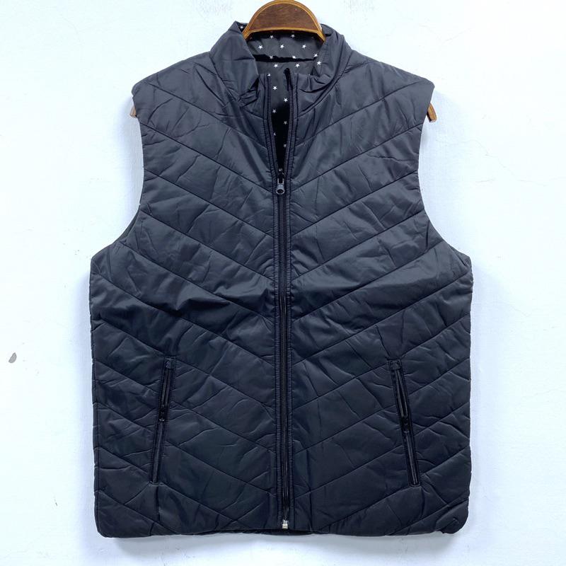 女-雙面穿印花舖棉背心-細節圖7