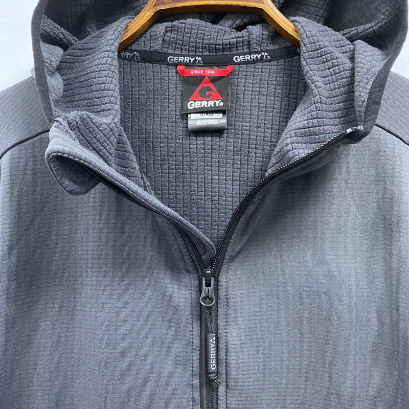 男-GE刷毛保暖連帽外套-細節圖3