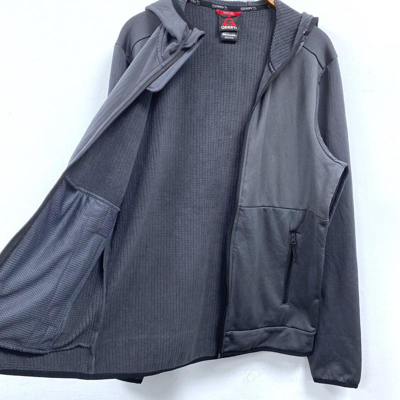 男-GE刷毛保暖連帽外套-細節圖5