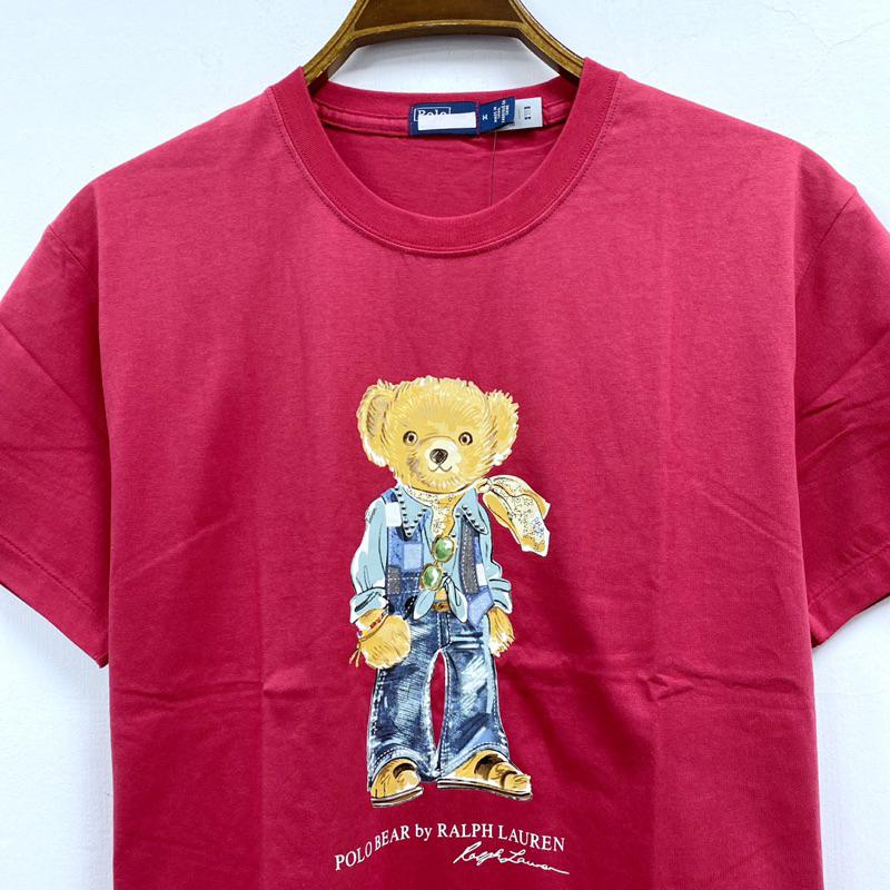 女-可愛熊牛仔風圓領 T恤-細節圖5