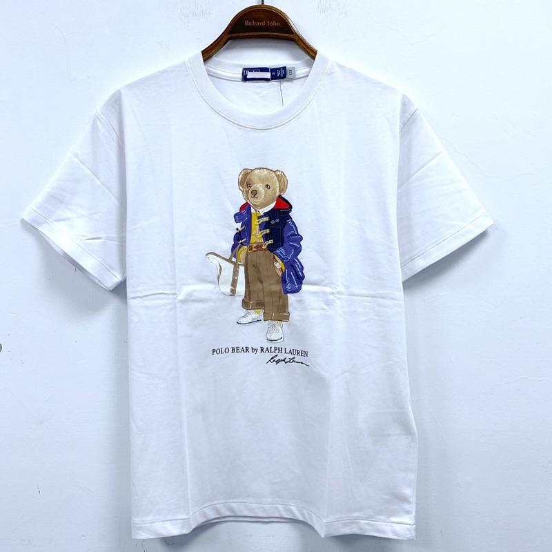 女-可愛熊購物袋圓領 T恤-細節圖5