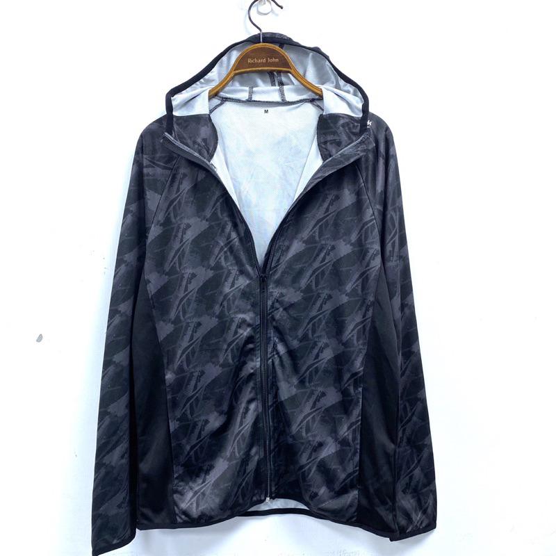 男-印花連帽運動薄外套-細節圖4